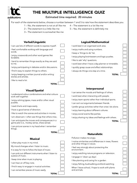 multiple intelligence inventory online test.